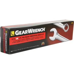Gearwrench 81924 Double Box Ratcheting Socketing Wrench Set 14 piece 6 Point Full Polish SAE - view 2