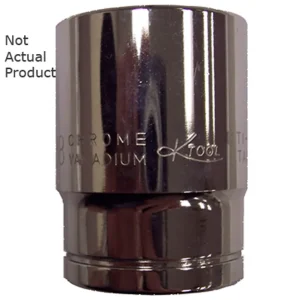 K Tool 23146 Chrome Socket, 1/2″ Drive, 1-7/16″, 6 Point, Shallow