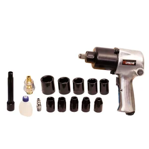 Wisdom 1/2″ Air Impact Wrench Kit – 20-AIW1217-1