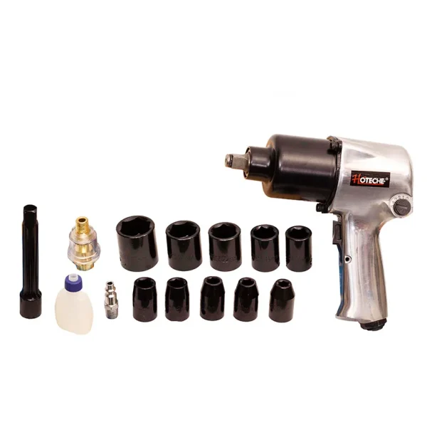 Wisdom 1/2″ Air Impact Wrench Kit – 20-AIW1217-1