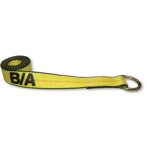 B/A 2″ x 8′ Towing Strap with D-Ring
