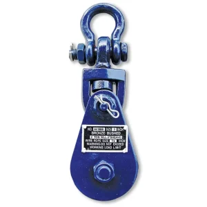 B/A 4 1/2″ Snatch Block With Swivel Shackle WLL 4 Tons