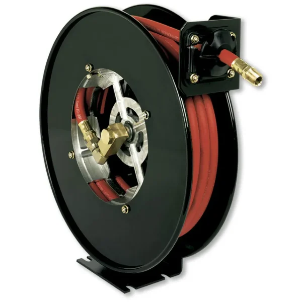 Retractable Reel with 50′ x 1/2″ PVC Hose