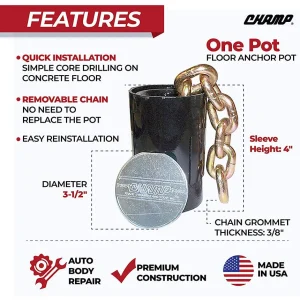 CHAMP® Floor Anchor Pot – Qty 12 - view 4