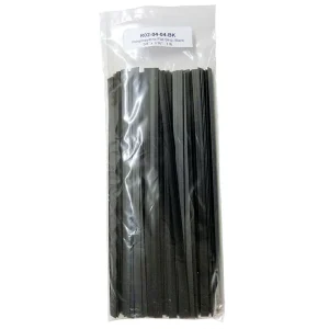 Polypropylene Plastic Flat Sticks Black 1 LB