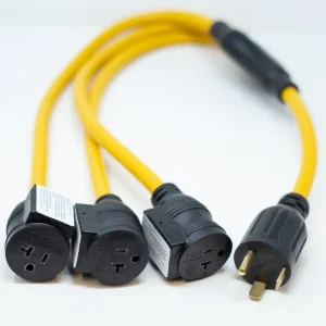 Firman Generator Power Cord TT-30P to 3×5-20R 3ft Extension 10 AWG (1115)