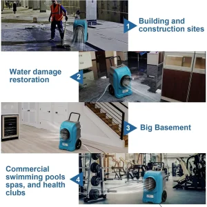 Alor Air Solutions Storm Elite Blue Dehumidifier (AAB09X451F5N) - view 2