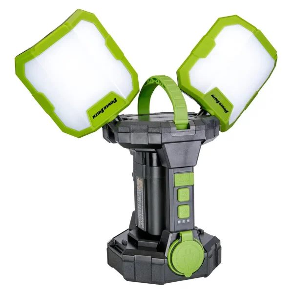 PowerSmith 5000 Lumen Work Light with 3-Way Power, Voyager Battery Included (PVLP50A)