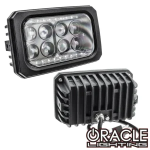 Oracle Lighting 4″x6″ Rugged 40W LED Headlight Black Bezel (6912-001)