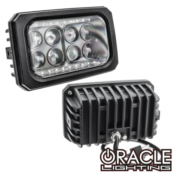 Oracle Lighting 4″x6″ Rugged 40W LED Headlight Black Bezel (6912-001)