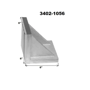 HHIP 6 X 6 X 6″ GROUND ANGLE PLATE WEBBED END (3402-1056) - view 2