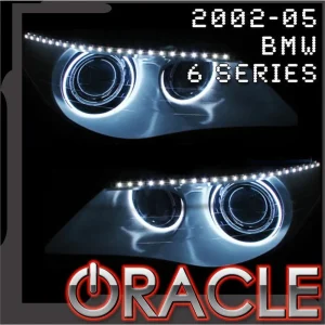 Oracle Lighting 2002-2005 BMW 6 Series LED Headlight Halo Kit (2632-001, 2632-002, 2632-007)