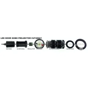 Oracle Lighting Toyota GOBO LED Door Projector Light (3325-504) - view 4