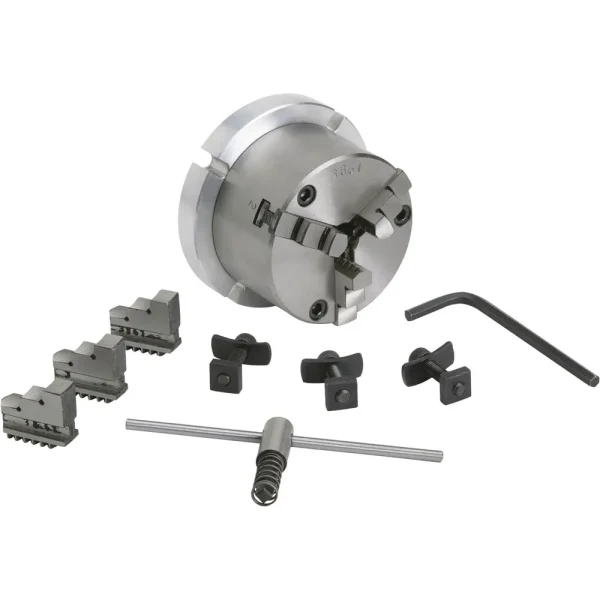 Grizzly Industrial 3-1/4″ 3-Jaw Chuck for 4″ Rotary Table (T10054)