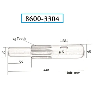 HHIP SPINDLE FOR 2 TON RATCHET TYPE ARBOR PRESS (8600-3304) - view 3