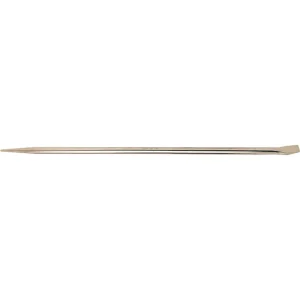Gray Tools Pinch Bar, 11/16″ Width Of Cut X 9/16″ Shank X 15″ Long, Nickel Plate Finish (C65)