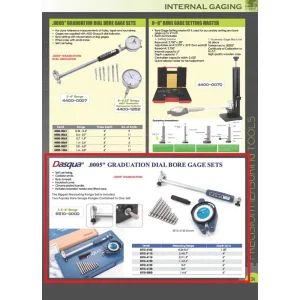 DASQUA 1.4-6″ 0.0005″ COMBINED RANGE DIAL BORE GAGE SET (5510-0000)