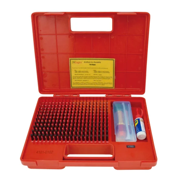 PRO-SERIES PRO-QUALITY .011-.250″ 240 PIECE BLACK OXIDE PIN GAGE SET (4101-0102)