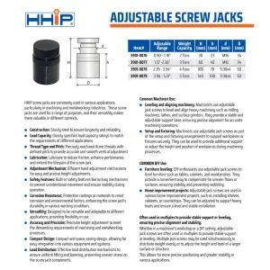 HHIP 70-100MM ADJUSTABLE SCREW JACK (3901-0078) - view 3