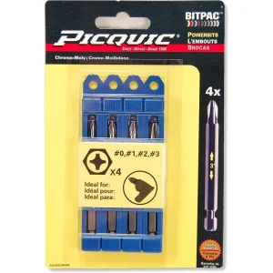 Picquic Phillips Powerbit Set – #0, #1, #2, #3 Bits (95006)