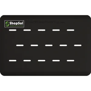 Shopsol Anti-Fatigue Supreme Mat, 3′ X 2′, Black (1010671)