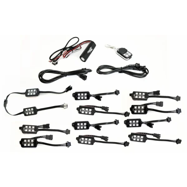 Race Sport ColorADAPT 12-Piece 6SMD POD RGB Multi-Color Accent Kit (1006397)