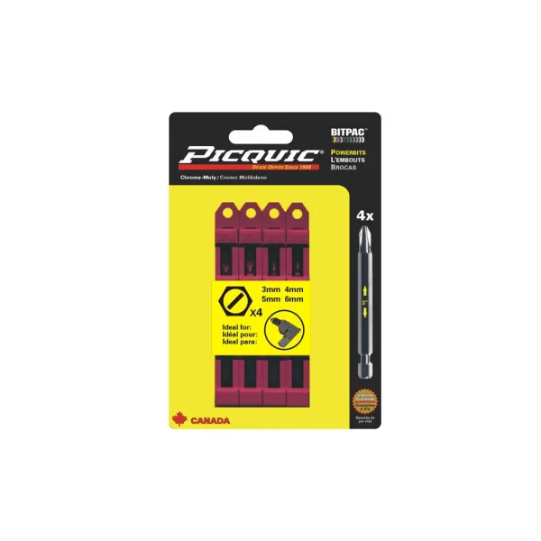 Picquic Metric Slotted Powerbit Set (95009)