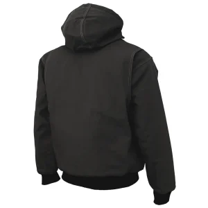 Tough Duck Men’s Classic Hooded Duck Bomber Jacket with Durable Finish - view 2
