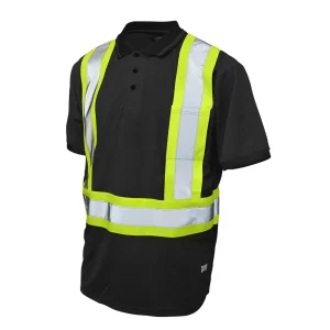 Tough Duck Men’s Birdseye Mesh Short Sleeve Safety Polo Shirt (ST171)