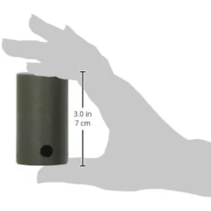 SK Tools 1/2″ Drive 5-Point Utility Socket, Black-Coated, Buffalo Covers (34205) - view 2