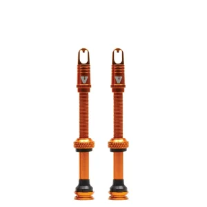 VIAIR 60mm High-Performance Tubeless Valve Stem in Orange (60601OR)