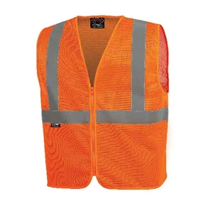 Pioneer Safety Hi-Vis Reflective Mesh Safety Vest for Men, Neon (V1025050U-XL)