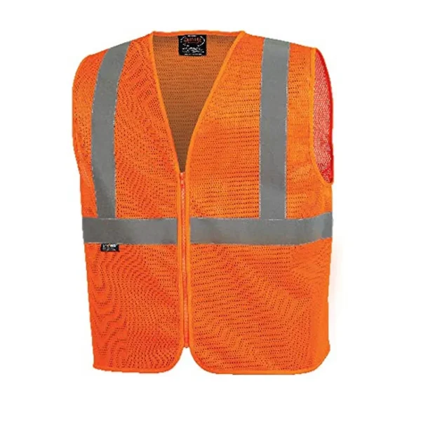 Pioneer Safety Hi-Vis Reflective Mesh Safety Vest for Men, Neon (V1025050U-XL)