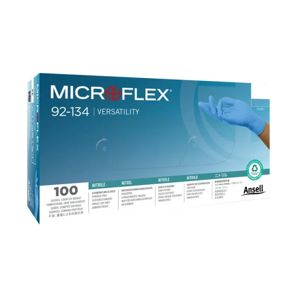 Microflex Versatility Nitrile Gloves, Large (92-134-L)