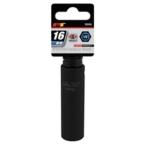 Performance Tool M866 1/2 Dr 16mm DW Impact Socket, 1 Pack
