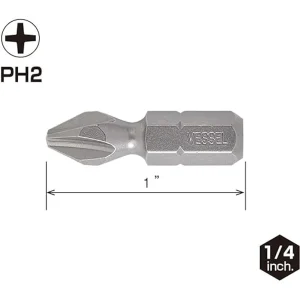 Vessel DRYWALLER Insert Bit PH2x25.4 25 Pc Set (DWPH2254P25T) - view 2