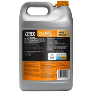 Zerex 1 Gallon Orange 50/50 DEX-COOL Antifreeze/Coolant – ZXELRU1 - view 2