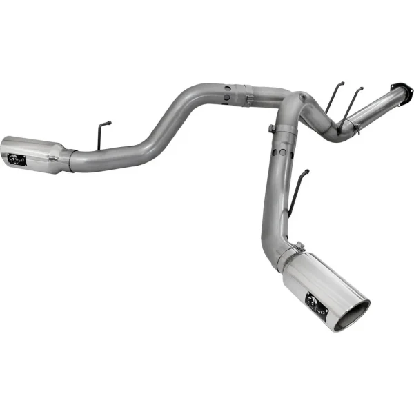 aFe POWER Large Bore-HD 4 Inch Stainless Steel DPF-Back Exhaust – 49-43122P