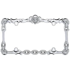 Cruiser Accessories Skull License Plate Frame – 25231