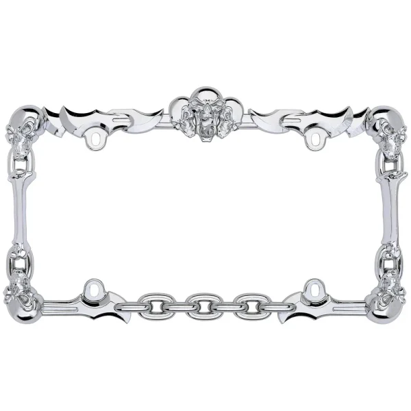 Cruiser Accessories Skull License Plate Frame – 25231