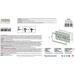 Cruiser Accessories PRESTIGE License Plate Frame – 63110 - view 2