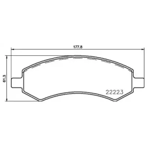 Pagid Brake Systems Pagid Front Low-Metallic Brake Pads – 355023331