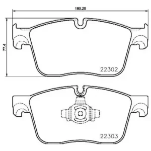 Pagid Brake Systems Pagid Front Low-Metallic Brake Pads – 355024661