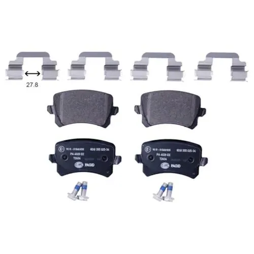 Pagid Brake Systems Pagid Rear Low-Metallic Brake Pads – 355025341