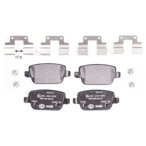 Pagid Brake Systems Pagid Rear Low-Metallic Brake Pads – 355025361