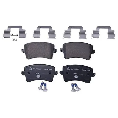 Pagid Brake Systems Pagid Rear Low-Metallic Brake Pads – 355025381
