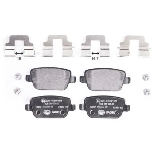 Pagid Brake Systems Pagid Rear Low-Metallic Brake Pads – 355025371