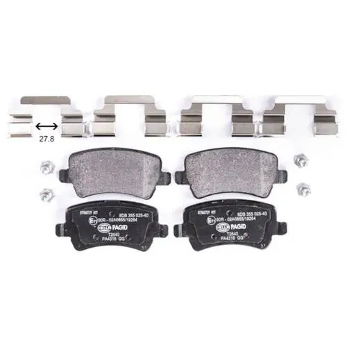 Pagid Brake Systems Pagid Rear Low-Metallic Brake Pads – 355025401
