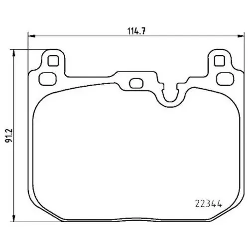 Pagid Brake Systems Pagid Front Low-Metallic Brake Pads – 355025621