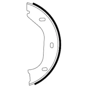 Pagid Brake Systems Pagid 6.300 Inch Bonded Brake Shoe – 355050011